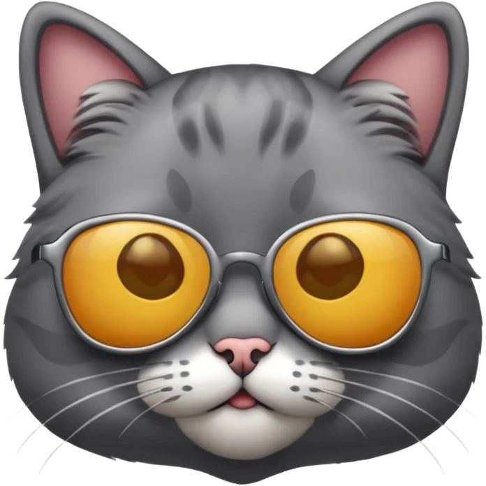 Cat wearing sunglasses emoji