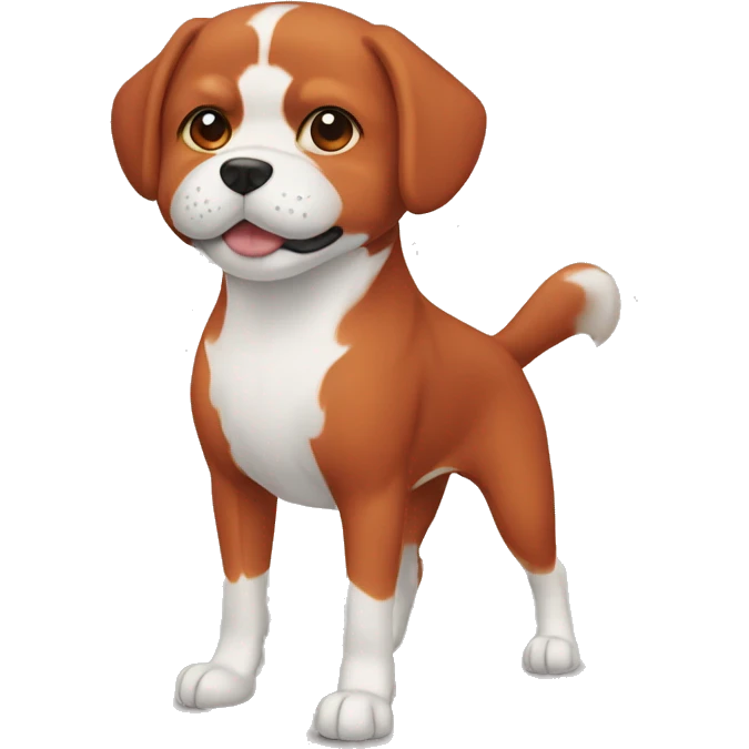 red color shiztsu dog emoji