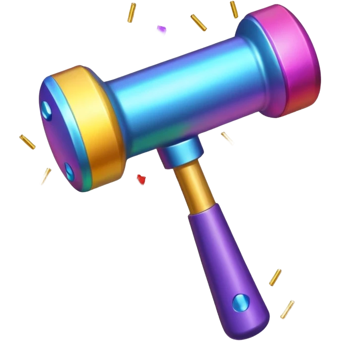 sprinkle big party hammer emoji