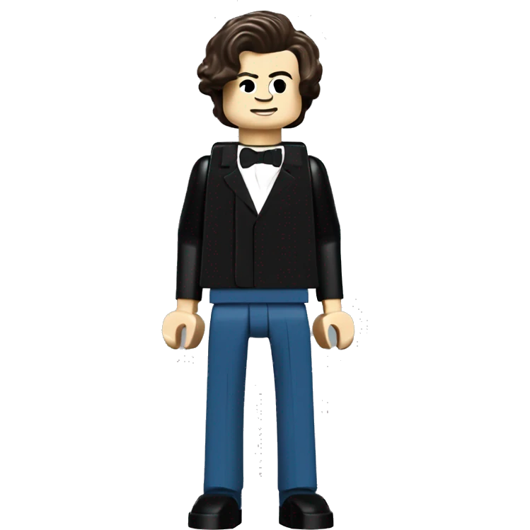 HARRY STYLES lego full body extravagant emoji