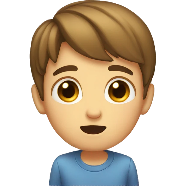 Cute boy cry emoji