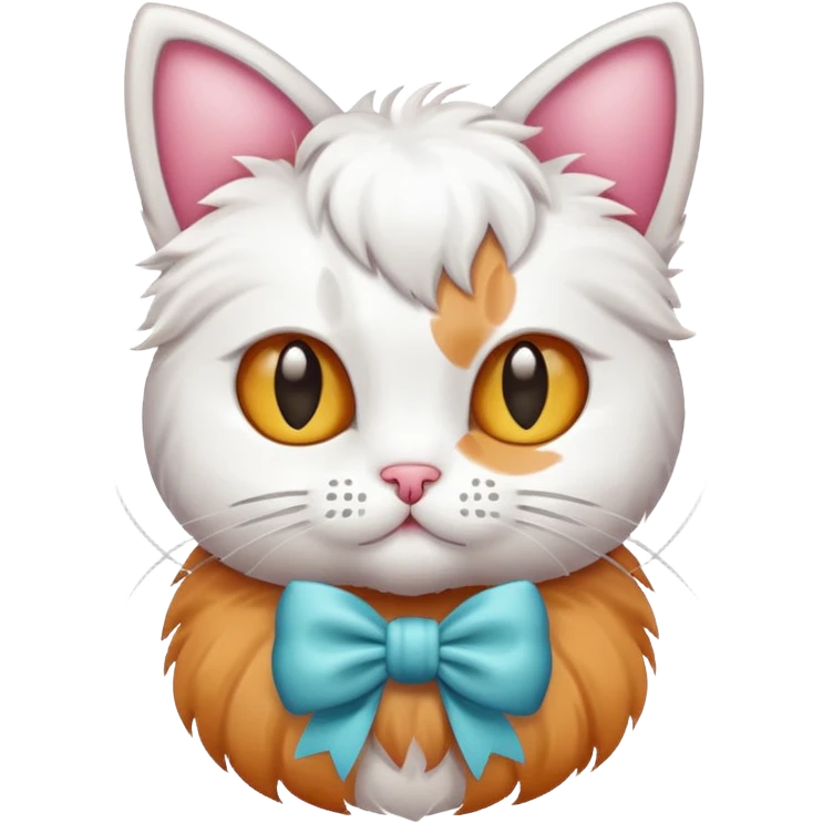 cat with bow emoji