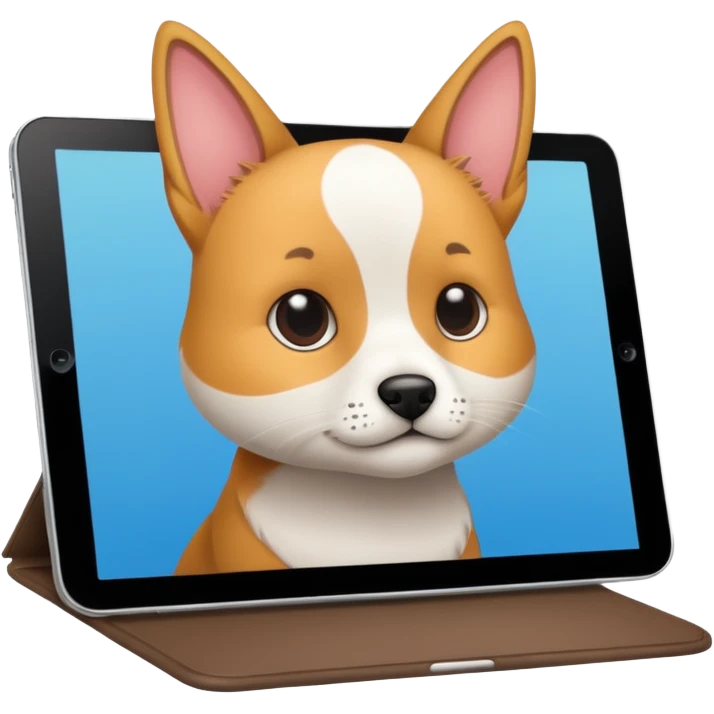 drawing a pet an ipad emoji