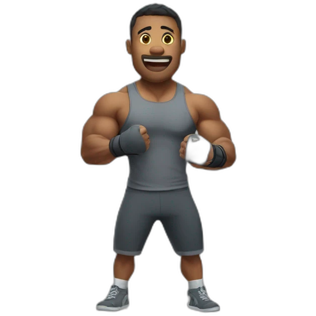 gym shark emoji