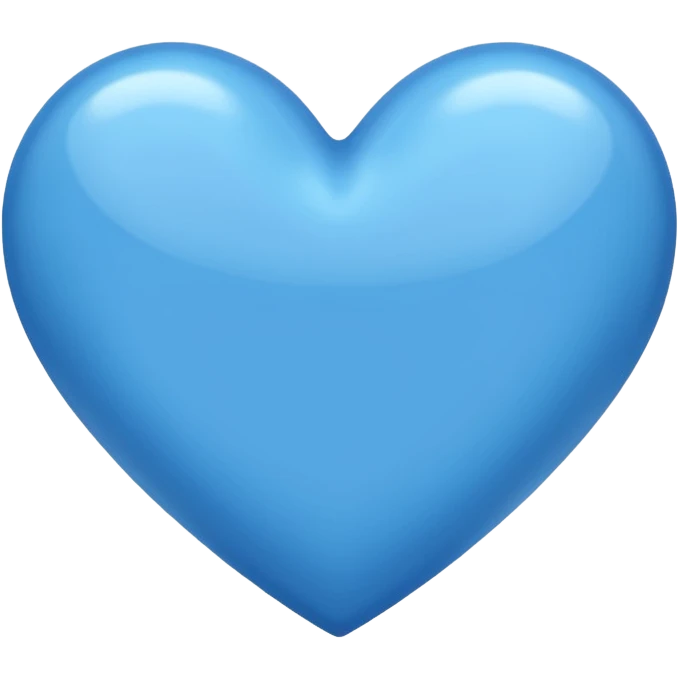 blue heart emoji