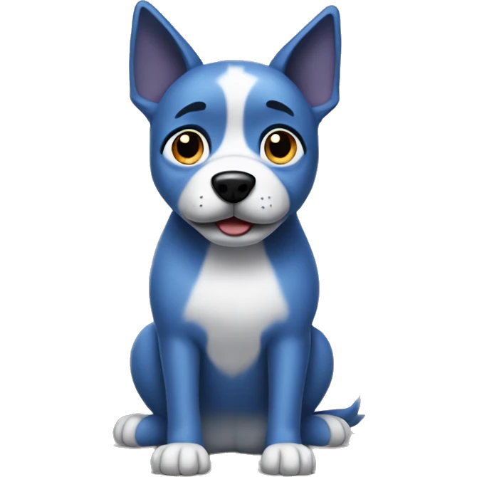 Bluey dog  emoji