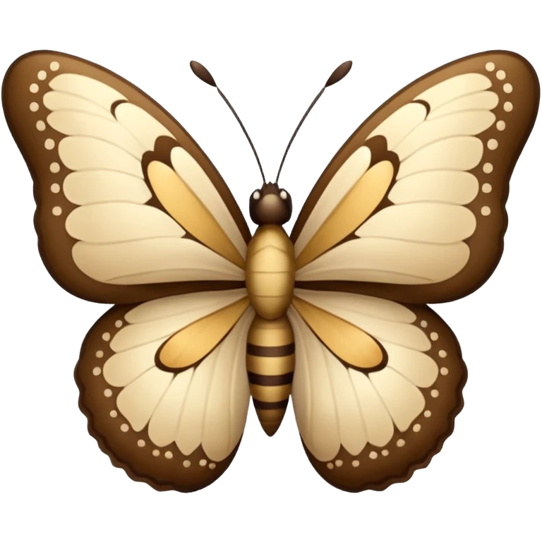 цветок а на нем бабочка beige emoji