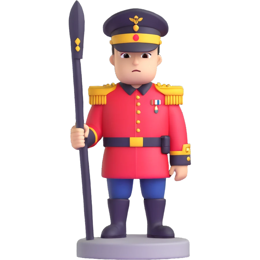 sentry guard standing at post emoji