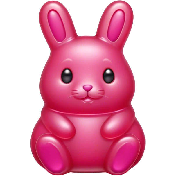 raspberry gummy Bunny emoji