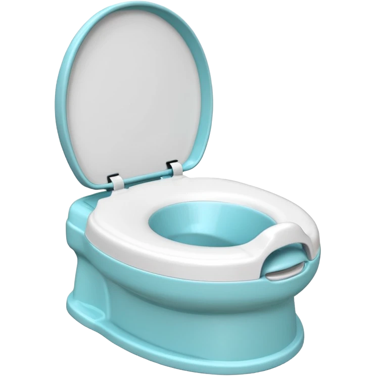 Standard potty trainer for baby without a person on it. emoji