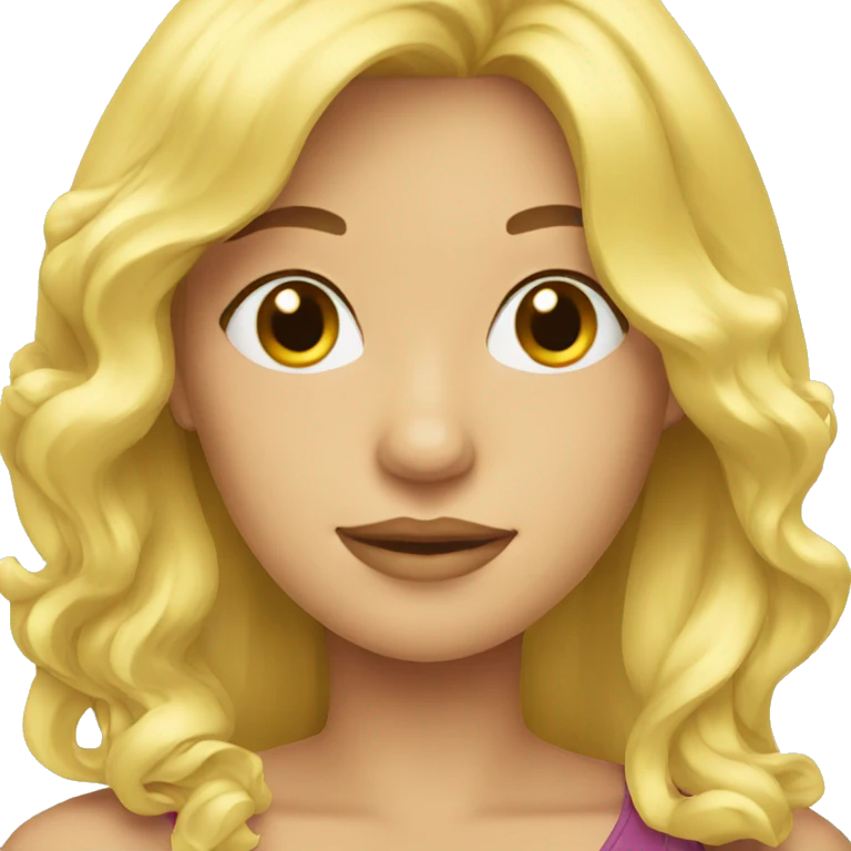 blond women emoji