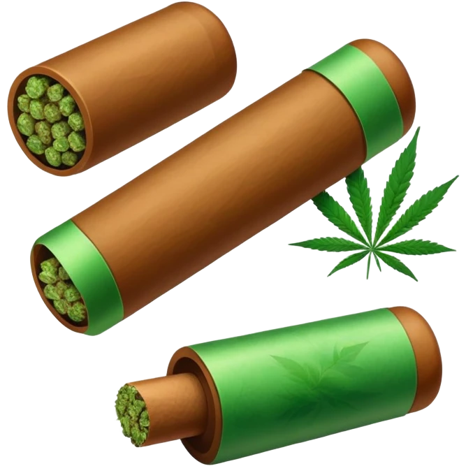 Rolling a blunt emoji