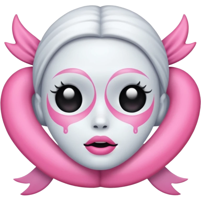 Make this 💀 with a 🎀 and some ✨ don’t make a backround and don’t change the original 💀  emoji