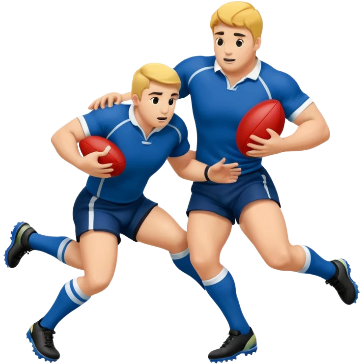 a rugby tackle emoji