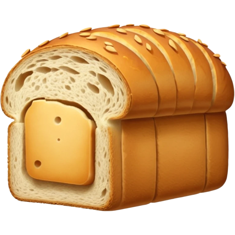 sliced loaf of bread emoji