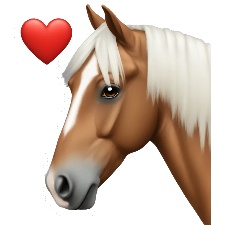 heart and horse emoji