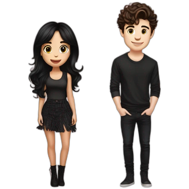 Shawn Mendes et Camilla cabello emoji