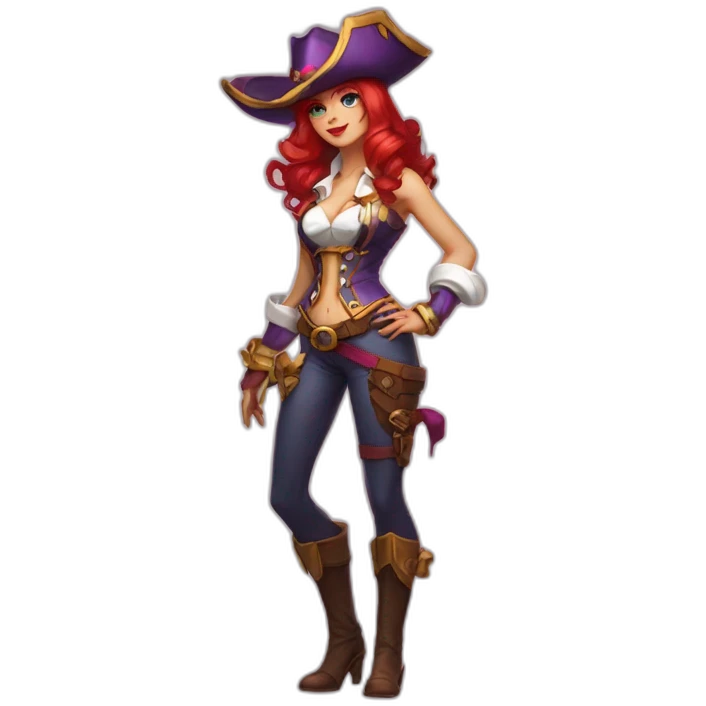 miss fortune league of legends full body emoji