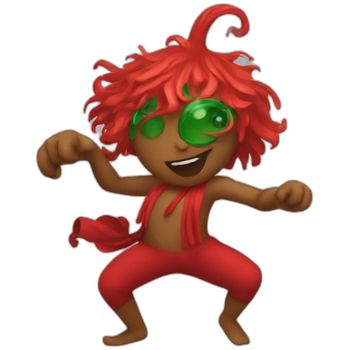 cathulu red dancing emoji