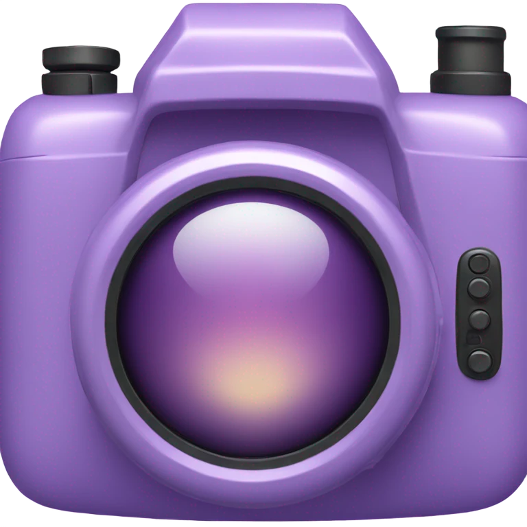 Camera light purple emoji