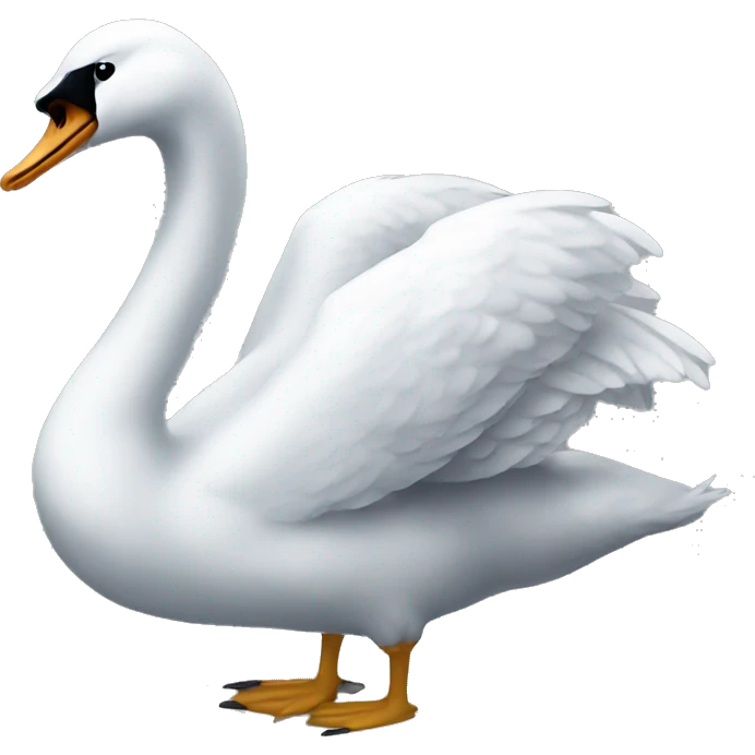 Swan crying  emoji