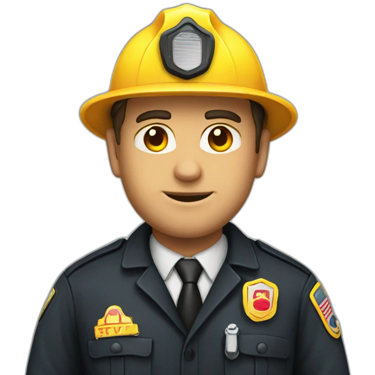 A MALE FIRE INVESTIGATOR emoji