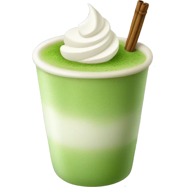 Matcha latte  emoji