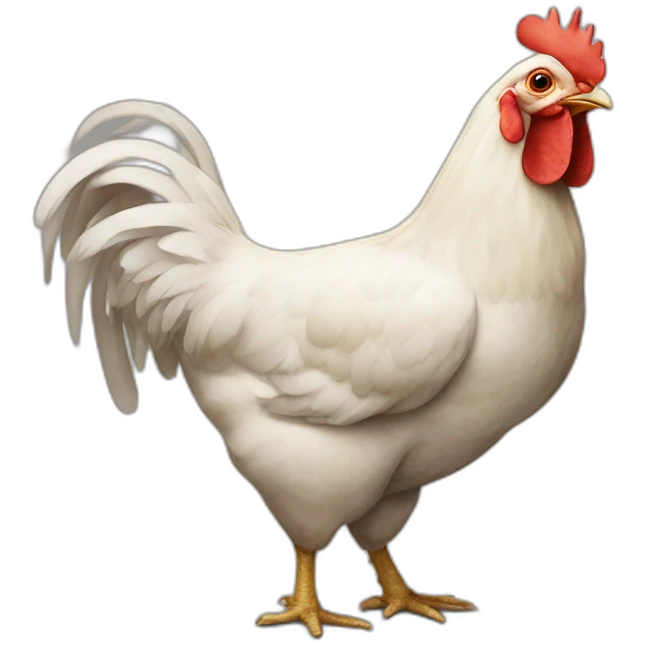 Chicken in pants emoji