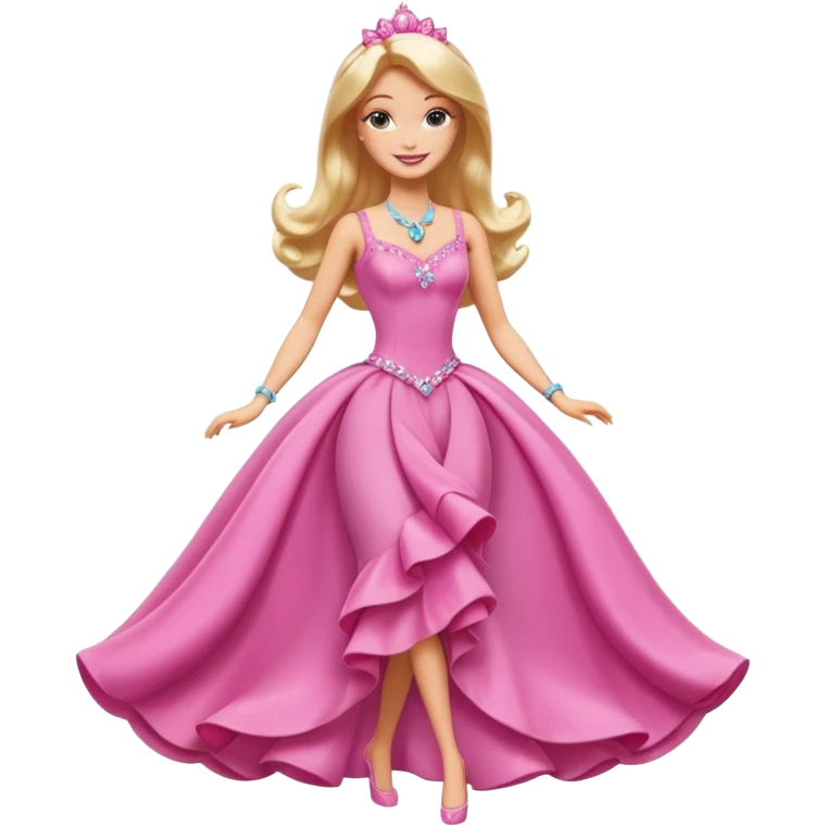lav en barbie mariposa fe der poser i fuld figur emoji