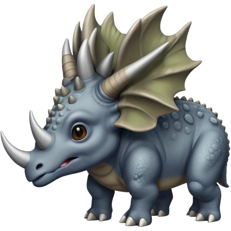 Triceratops emoji