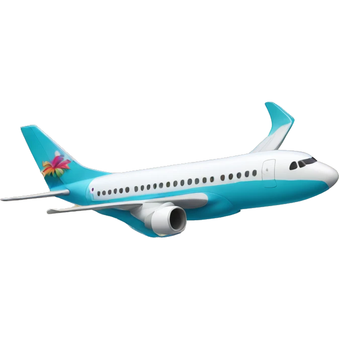 Plane flying to Hawaiian islands emoji