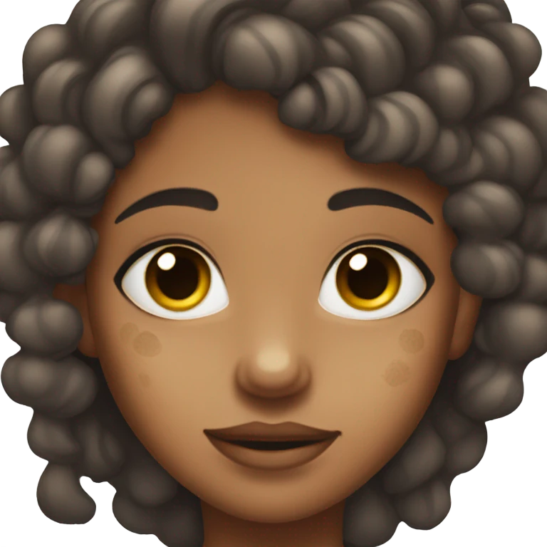 Hyperpigmentation girl emoji