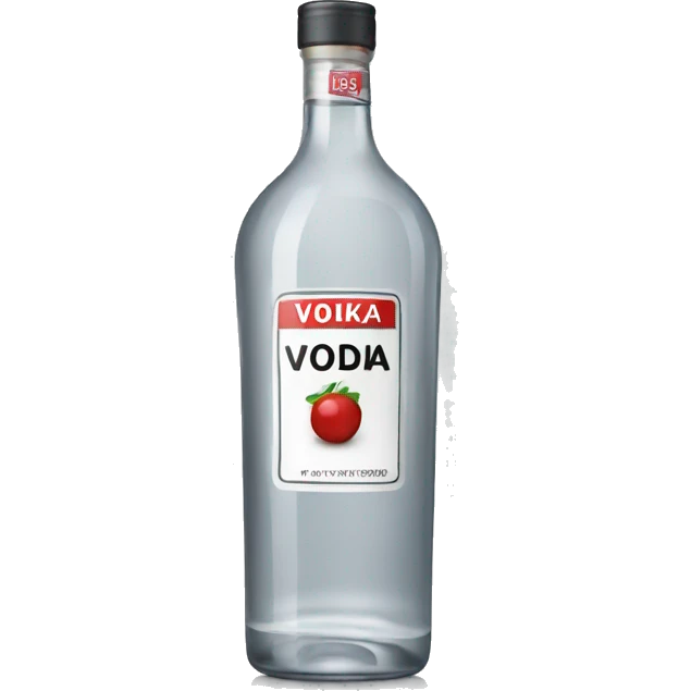 bottle of vodka emoji