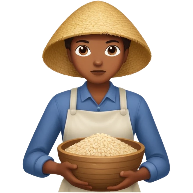 Milling rice mission  emoji