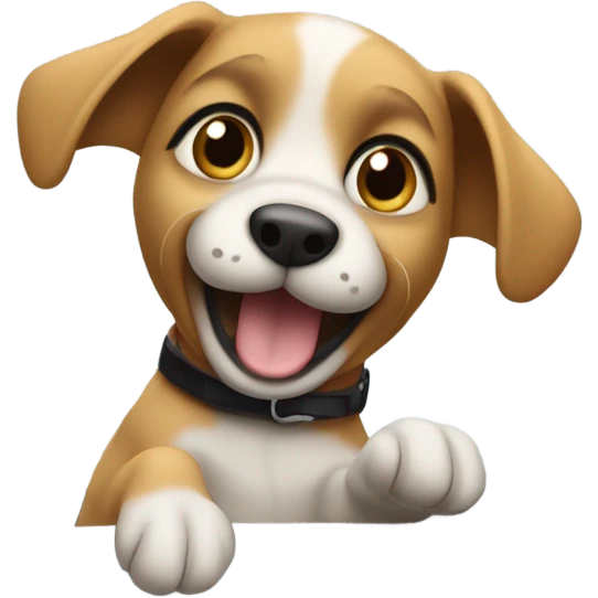 driving puppy emoji