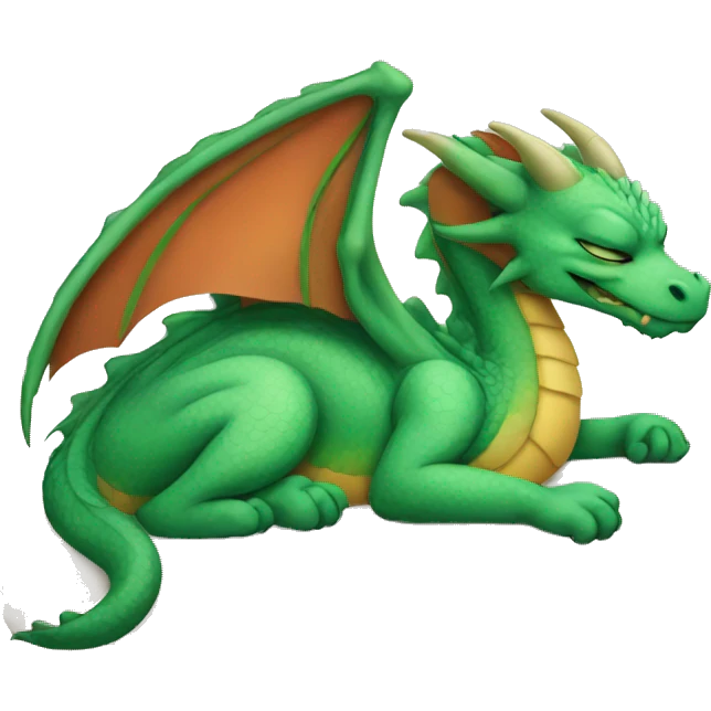 dragon sleeping  emoji