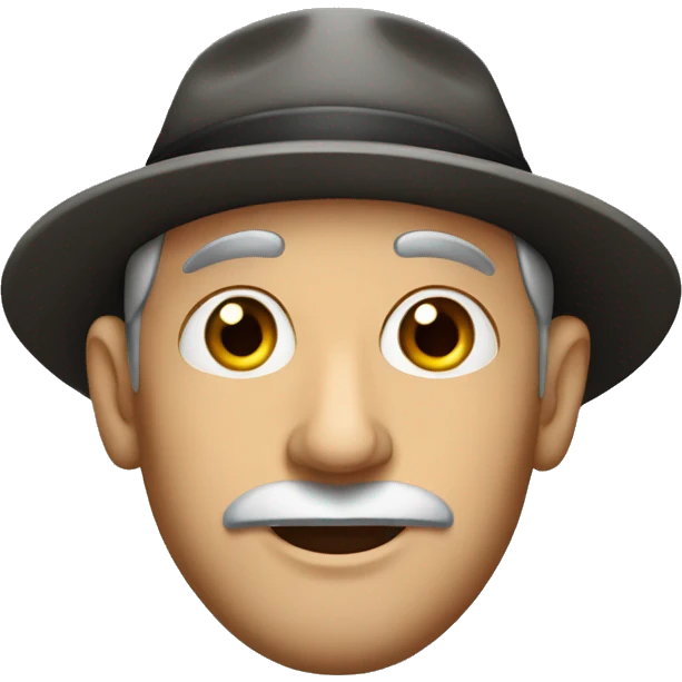 Jewish man in a Jewish hat emoji