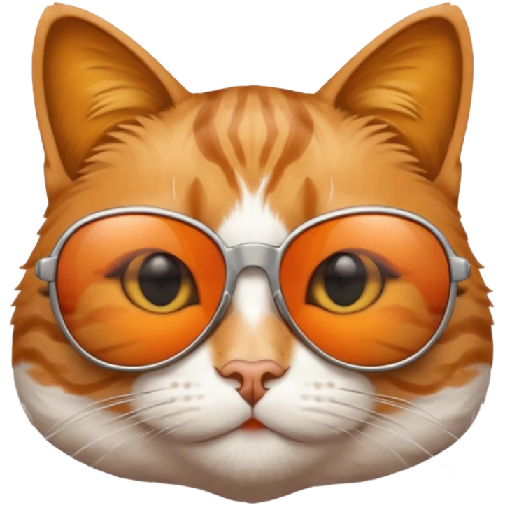 Cat wearing sunglasses emoji