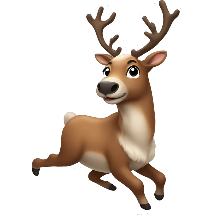 reindeer emoji