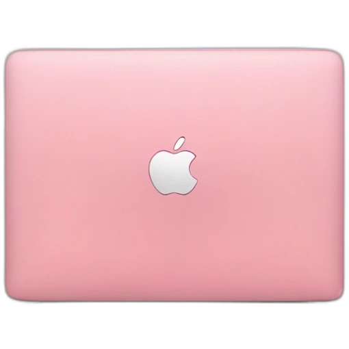 pink macbook emoji