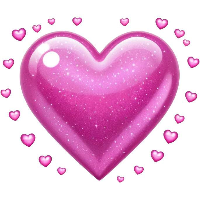 pink sparkle heart emoji