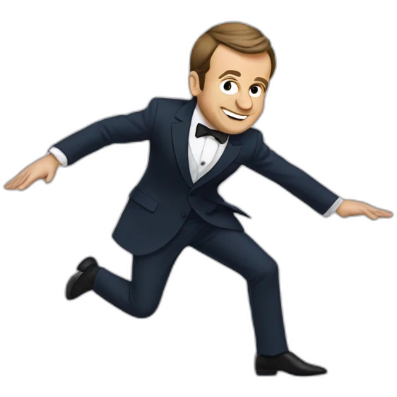 Macron qui danse emoji