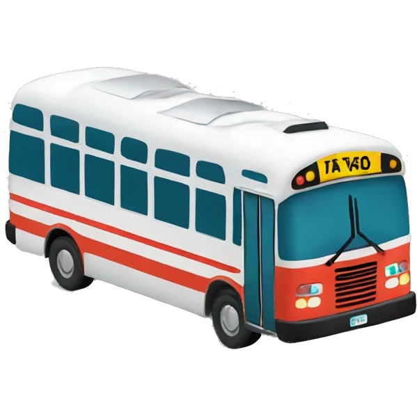 bus tayo nuansa natal emoji