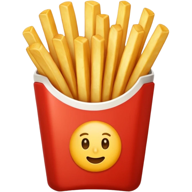 just french fries emoji