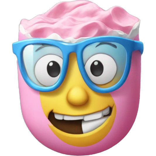 chewing-gum mâché  emoji