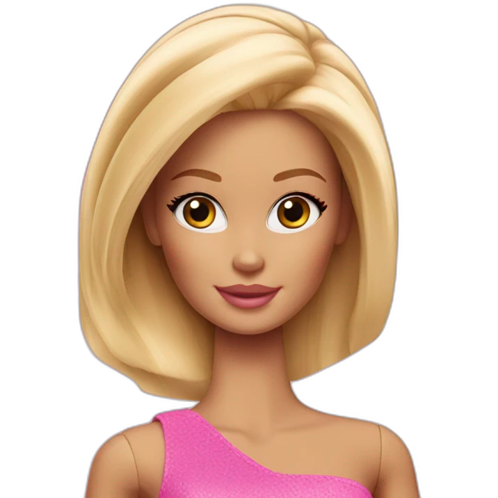 Blonde girl Barbie emoji