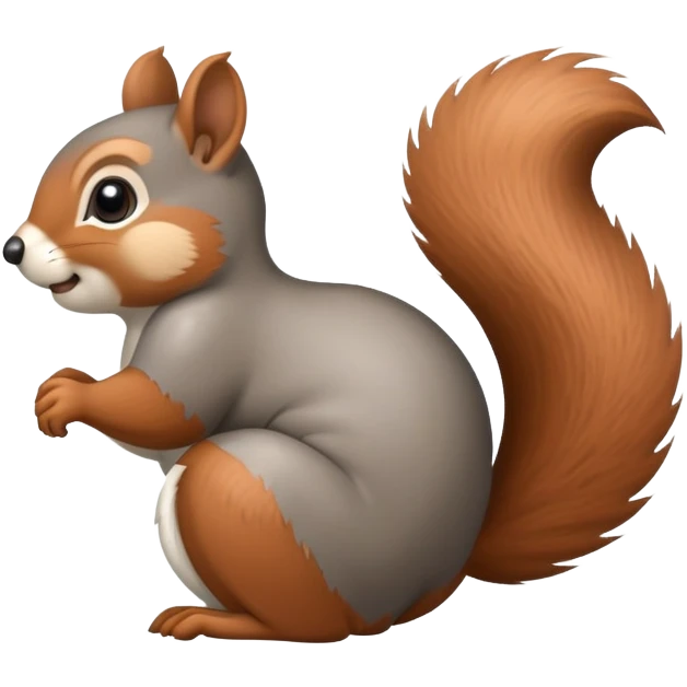 squirrel twerking with a big butt emoji