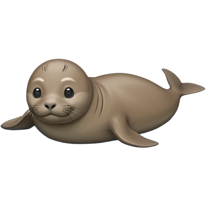 Monk seal emoji