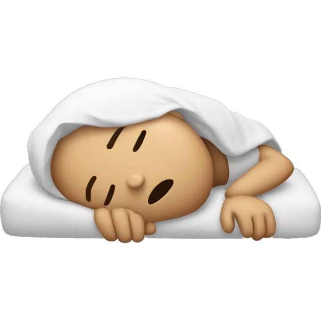 Falling asleep cross armed emoji