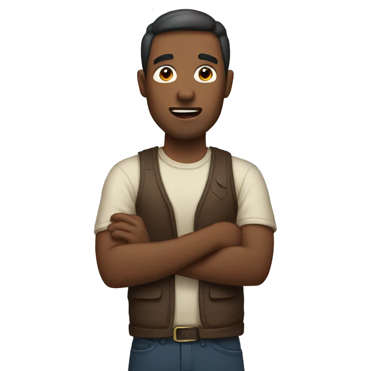 Man talking Bear emoji